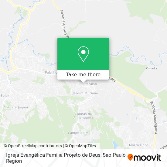 Igreja Evangélica Família Projeto de Deus map