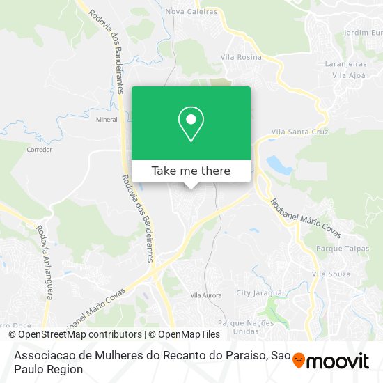 Associacao de Mulheres do Recanto do Paraiso map