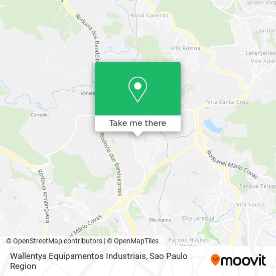 Mapa Wallentys Equipamentos Industriais