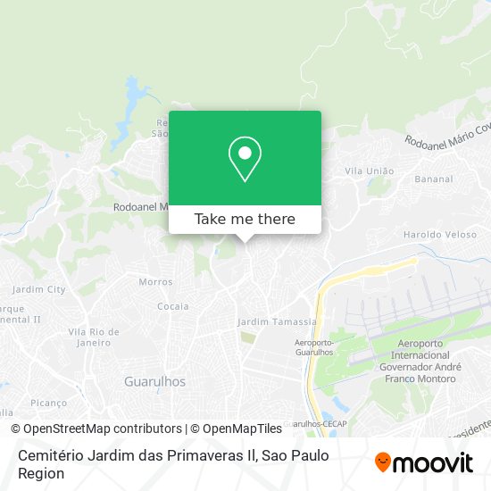 Cemitério Jardim das Primaveras Il map