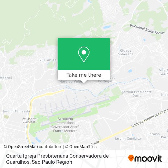 Quarta Igreja Presbiteriana Conservadora de Guarulhos map