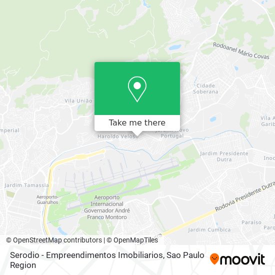 Serodio - Empreendimentos Imobiliarios map