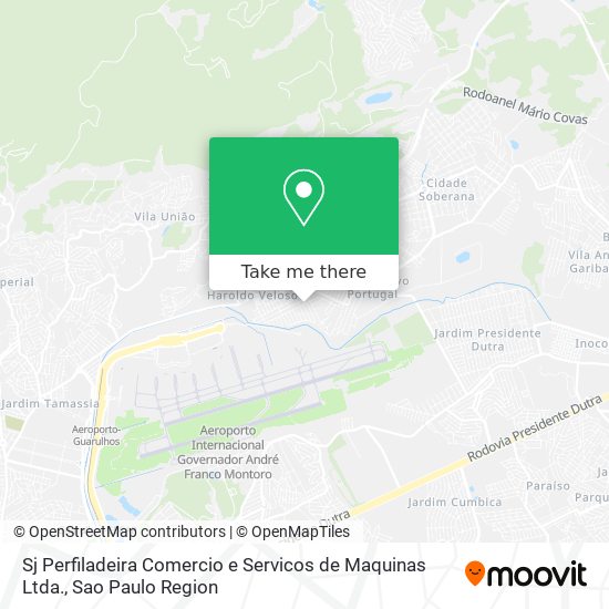 Sj Perfiladeira Comercio e Servicos de Maquinas Ltda. map