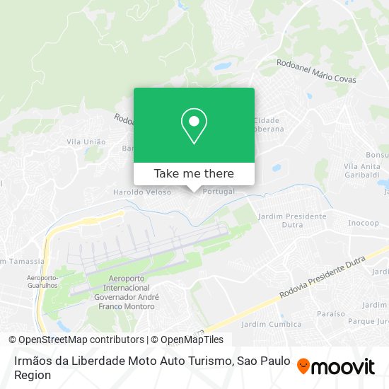 Irmãos da Liberdade Moto Auto Turismo map