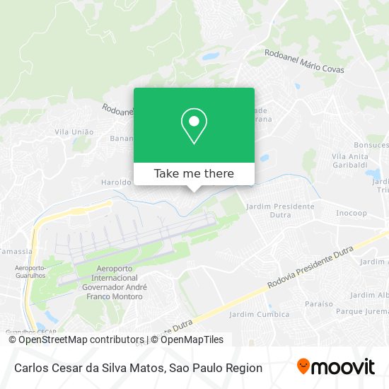 Carlos Cesar da Silva Matos map