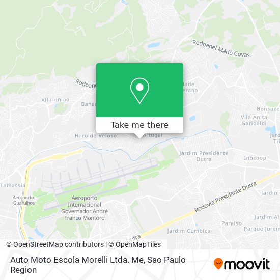 Auto Moto Escola Morelli Ltda. Me map