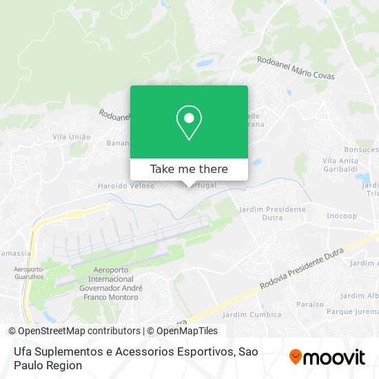 Mapa Ufa Suplementos e Acessorios Esportivos