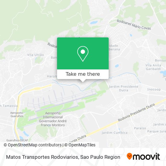 Matos Transportes Rodoviarios map