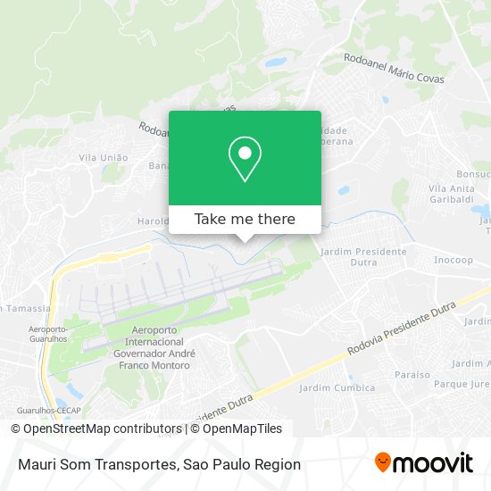 Mapa Mauri Som Transportes