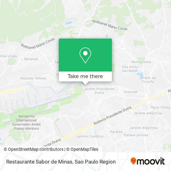 Restaurante Sabor de Minas map