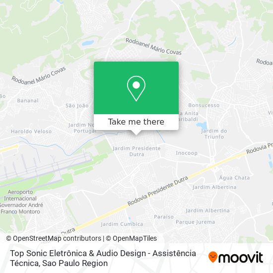 Top Sonic Eletrônica & Audio Design - Assistência Técnica map