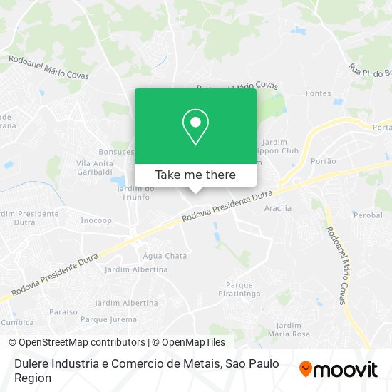 Dulere Industria e Comercio de Metais map