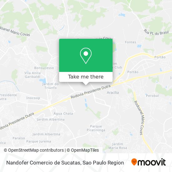 Nandofer Comercio de Sucatas map