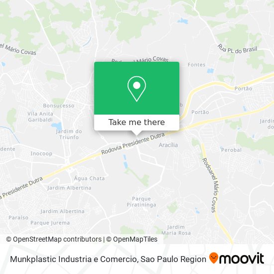 Munkplastic Industria e Comercio map