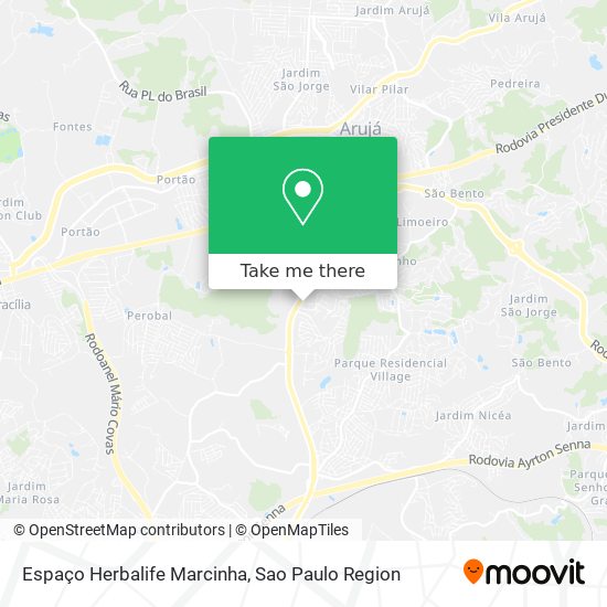 Espaço Herbalife Marcinha map