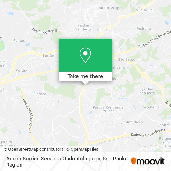 Aguiar Sorriso Servicos Ondontologicos map