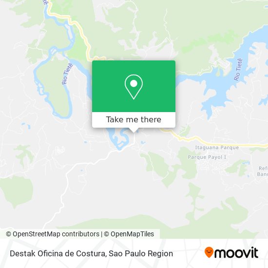 Destak Oficina de Costura map