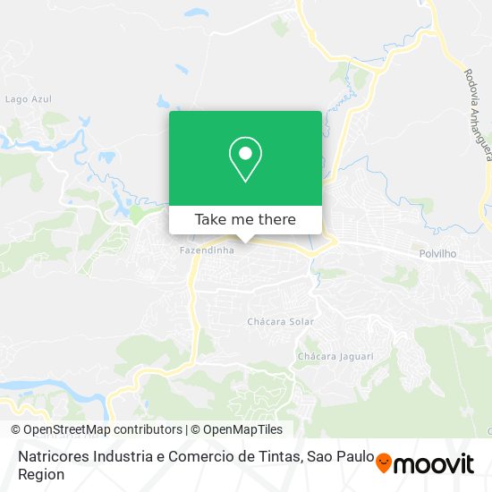 Natricores Industria e Comercio de Tintas map