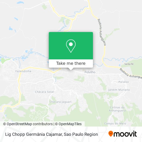 Lig Chopp Germânia Cajamar map