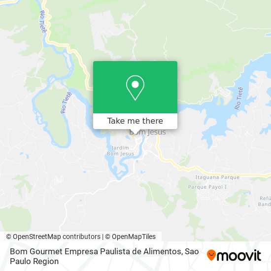 Mapa Bom Gourmet Empresa Paulista de Alimentos