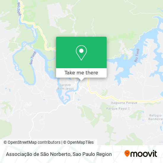 Mapa Associação de São Norberto