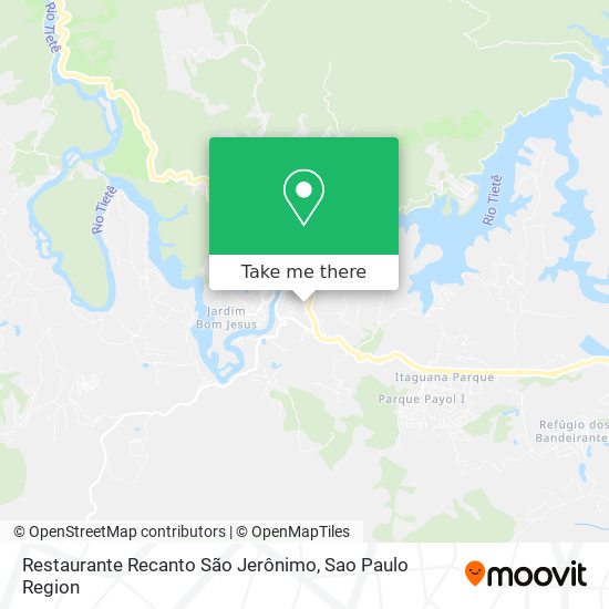 Restaurante Recanto São Jerônimo map
