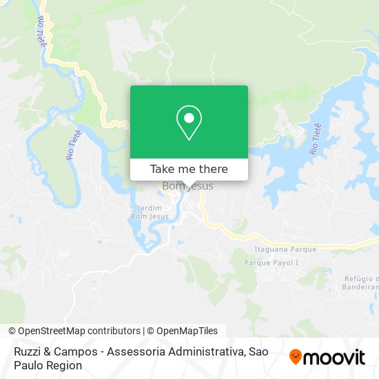 Mapa Ruzzi & Campos - Assessoria Administrativa