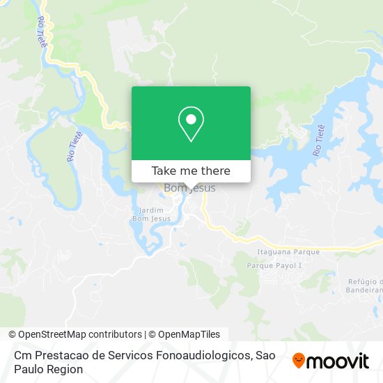 Cm Prestacao de Servicos Fonoaudiologicos map