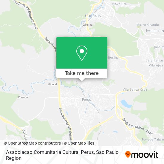 Associacao Comunitaria Cultural Perus map