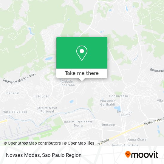 Mapa Novaes Modas