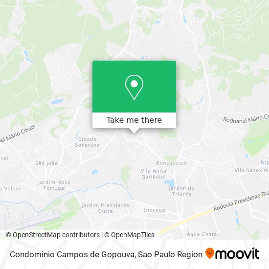 Condominio Campos de Gopouva map