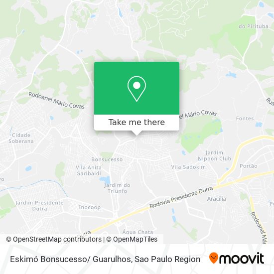 Eskimó Bonsucesso/ Guarulhos map