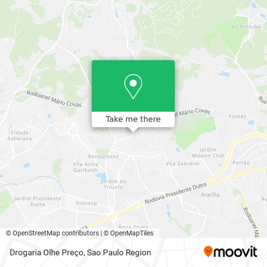 Drogaria Olhe Preço map