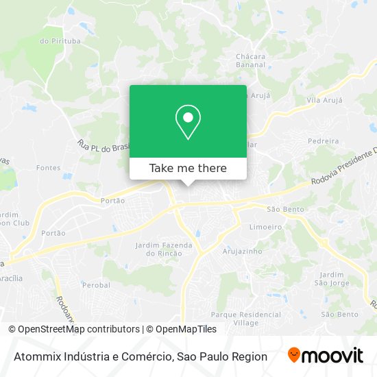 Atommix Indústria e Comércio map