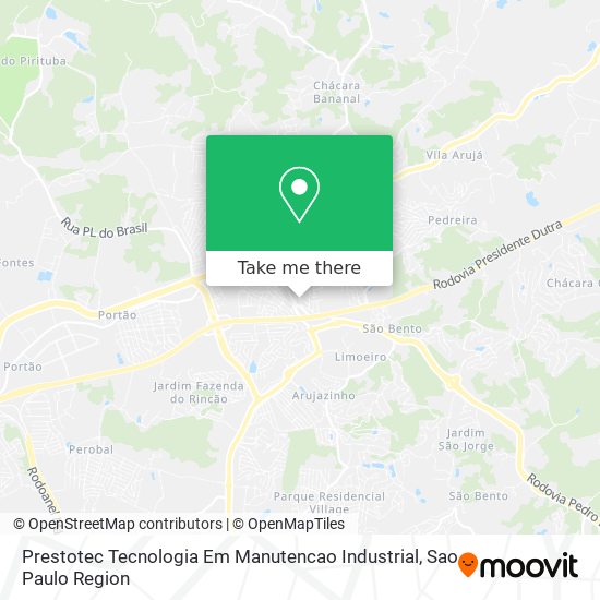 Prestotec Tecnologia Em Manutencao Industrial map