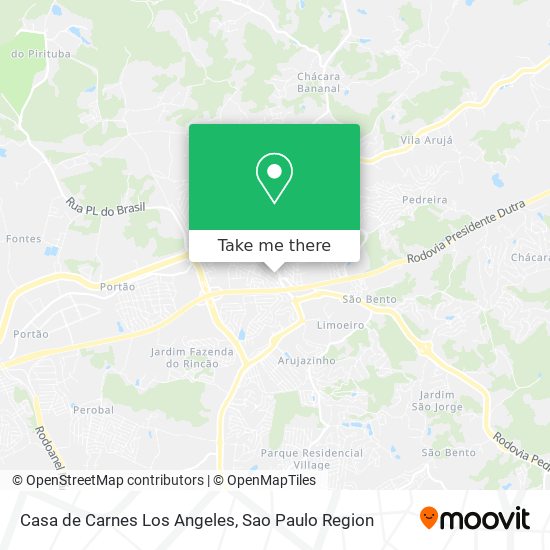 Casa de Carnes Los Angeles map