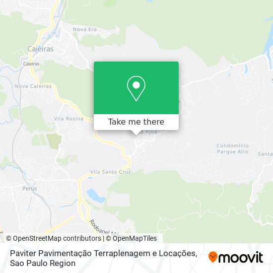 Paviter Pavimentação Terraplenagem e Locações map