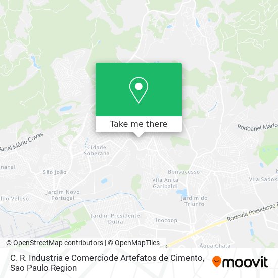 C. R. Industria e Comerciode Artefatos de Cimento map