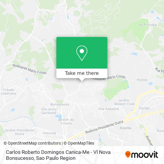 Carlos Roberto Domingos Canica-Me - Vl Nova Bonsucesso map
