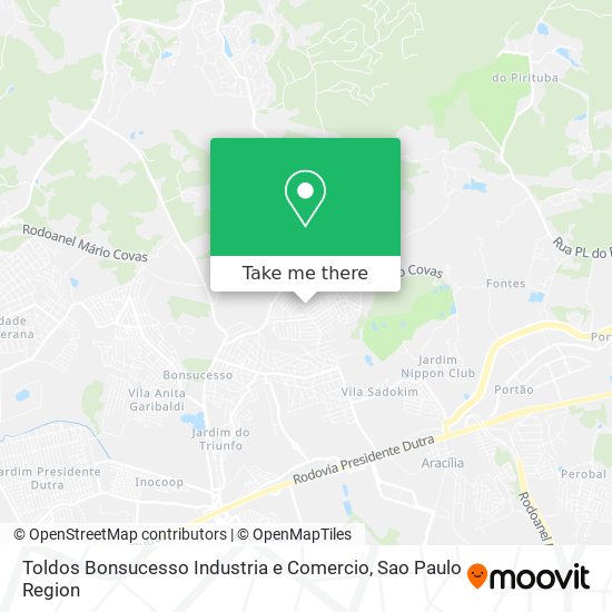 Toldos Bonsucesso Industria e Comercio map