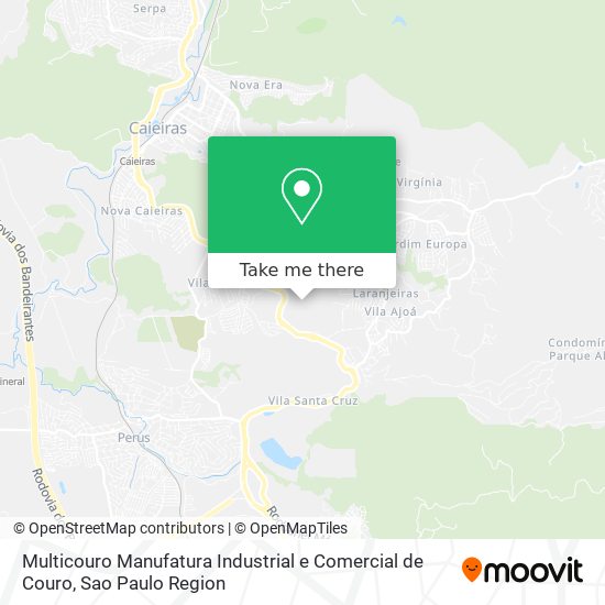 Multicouro Manufatura Industrial e Comercial de Couro map