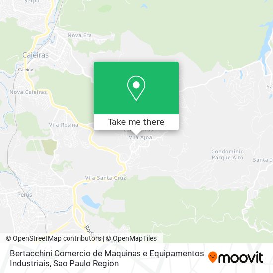 Mapa Bertacchini Comercio de Maquinas e Equipamentos Industriais