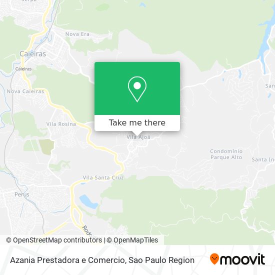 Azania Prestadora e Comercio map