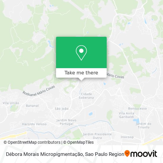 Débora Morais Micropigmentação map