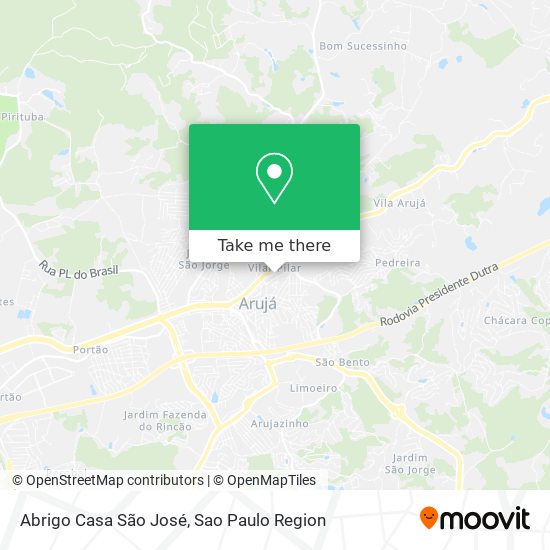 Abrigo Casa São José map