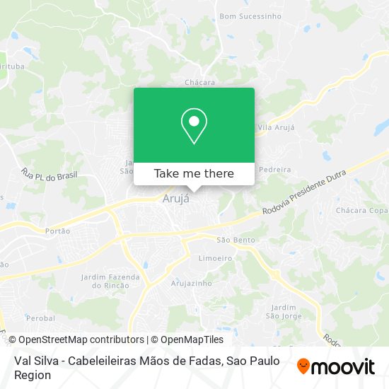 Mapa Val Silva - Cabeleileiras Mãos de Fadas