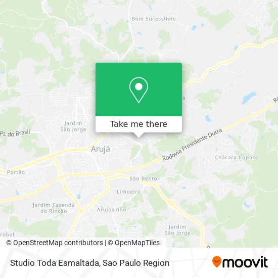 Studio Toda Esmaltada map