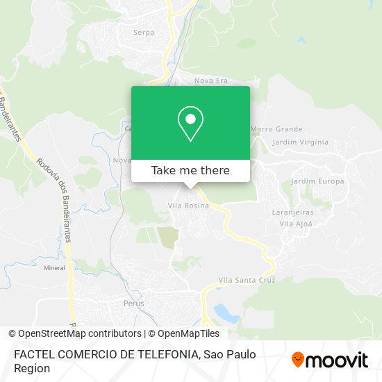 FACTEL COMERCIO DE TELEFONIA map