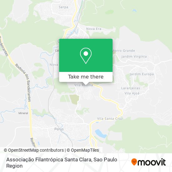 Associação Filantrópica Santa Clara map