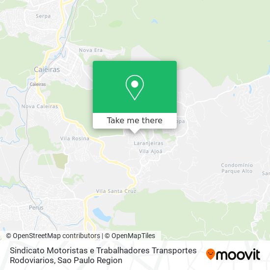 Mapa Sindicato Motoristas e Trabalhadores Transportes Rodoviarios